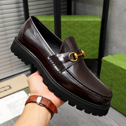 Replica Gucci Oxfords Shoes For Men #1209321 $82.00 USD for Wholesale