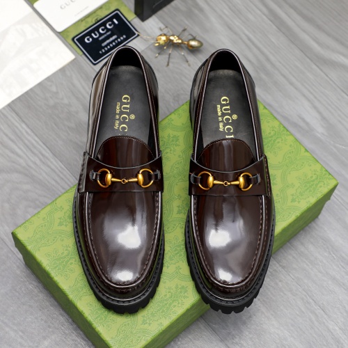 Replica Gucci Oxfords Shoes For Men #1209321 $82.00 USD for Wholesale