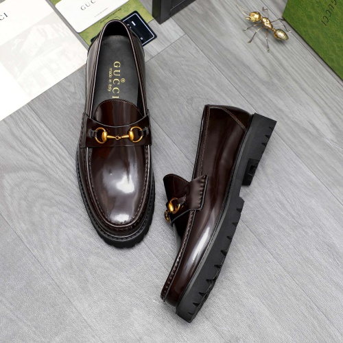 Replica Gucci Oxfords Shoes For Men #1209321 $82.00 USD for Wholesale