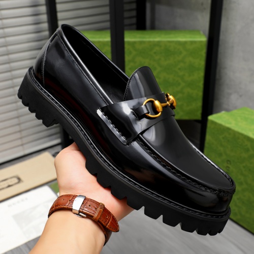 Replica Gucci Oxfords Shoes For Men #1209322 $82.00 USD for Wholesale