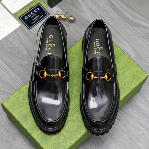 Replica Gucci Oxfords Shoes For Men #1209322 $82.00 USD for Wholesale