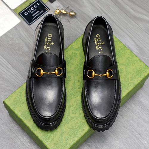 Replica Gucci Oxfords Shoes For Men #1209323 $82.00 USD for Wholesale