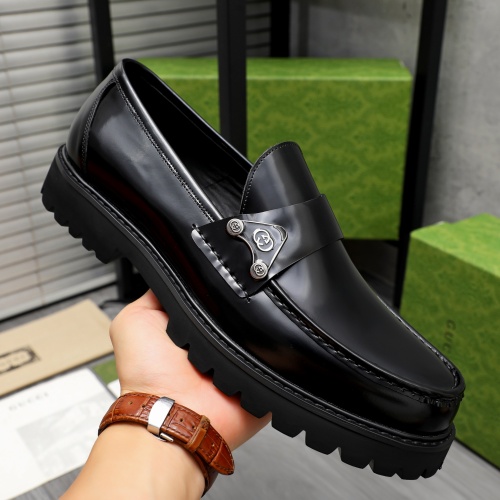 Replica Gucci Oxfords Shoes For Men #1209325 $82.00 USD for Wholesale