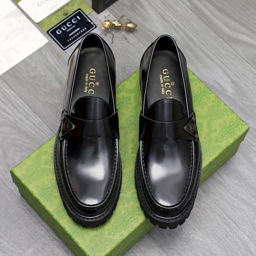 Replica Gucci Oxfords Shoes For Men #1209325 $82.00 USD for Wholesale