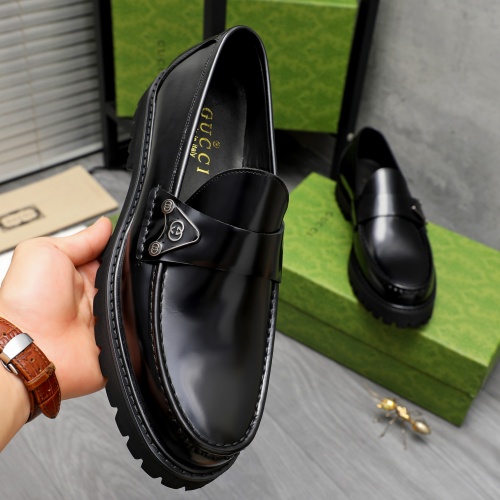 Replica Gucci Oxfords Shoes For Men #1209325 $82.00 USD for Wholesale