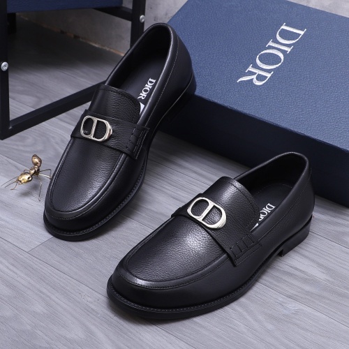 Wholesale Christian Dior Leather Shoes For Men #1209331 $96.00 USD, Wholesale Quality Replica Christian Dior Leather Shoes