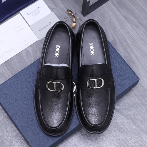 Replica Christian Dior Leather Shoes For Men #1209331 $96.00 USD for Wholesale