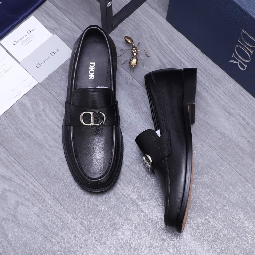 Replica Christian Dior Leather Shoes For Men #1209331 $96.00 USD for Wholesale