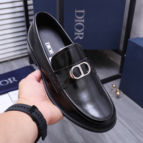 Replica Christian Dior Leather Shoes For Men #1209333 $96.00 USD for Wholesale