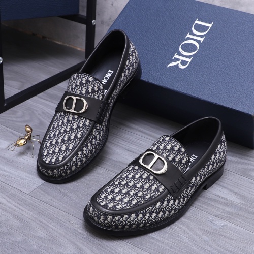 Wholesale Christian Dior Leather Shoes For Men #1209334 $96.00 USD, Wholesale Quality Replica Christian Dior Leather Shoes