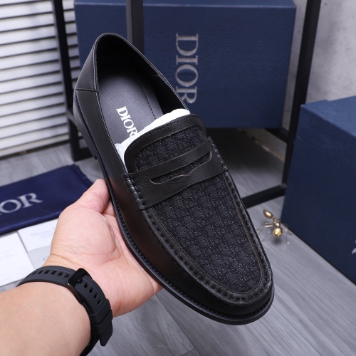 Replica Christian Dior Leather Shoes For Men #1209337 $98.00 USD for Wholesale