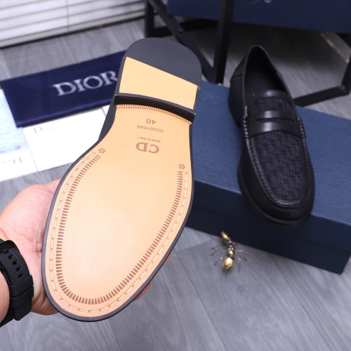 Replica Christian Dior Leather Shoes For Men #1209337 $98.00 USD for Wholesale