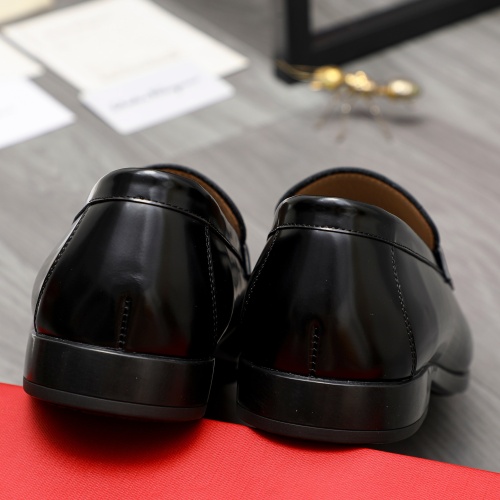 Replica Salvatore Ferragamo Leather Shoes For Men #1209344 $102.00 USD for Wholesale