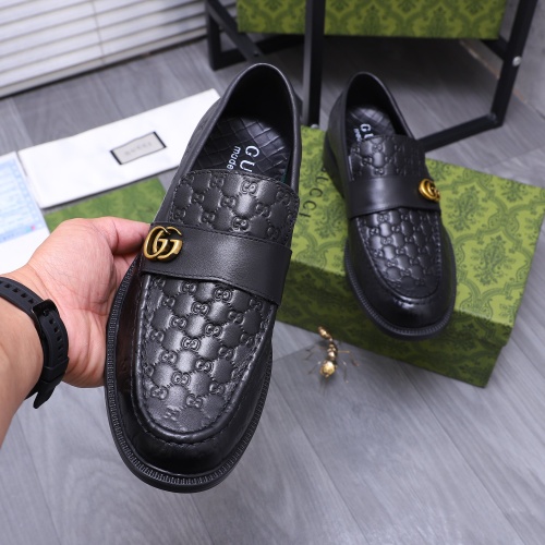 Replica Gucci Oxfords Shoes For Men #1209386 $88.00 USD for Wholesale