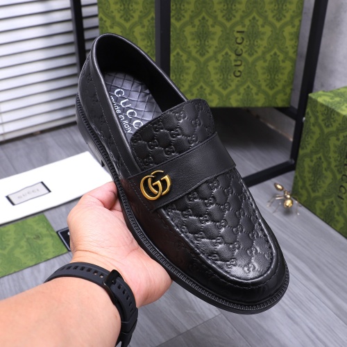 Replica Gucci Oxfords Shoes For Men #1209386 $88.00 USD for Wholesale