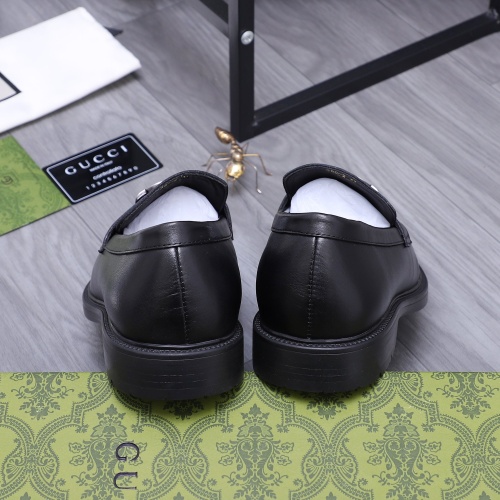 Replica Gucci Oxfords Shoes For Men #1209386 $88.00 USD for Wholesale