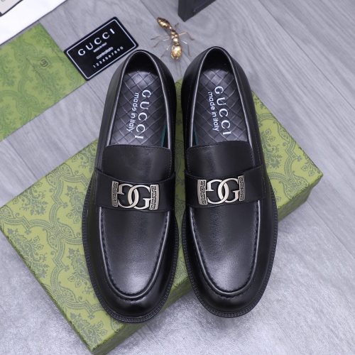 Replica Gucci Oxfords Shoes For Men #1209387 $88.00 USD for Wholesale