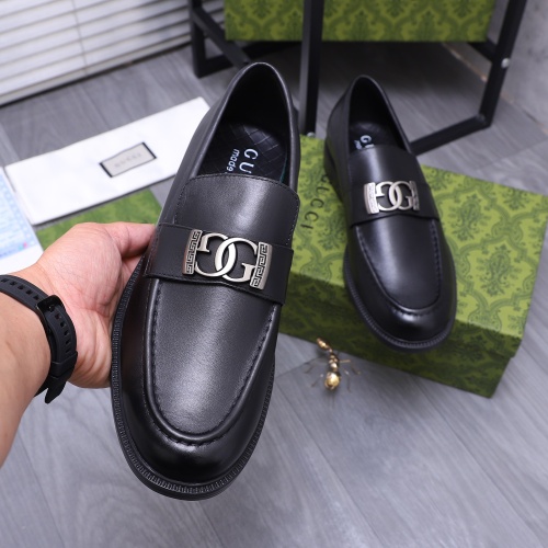 Replica Gucci Oxfords Shoes For Men #1209387 $88.00 USD for Wholesale