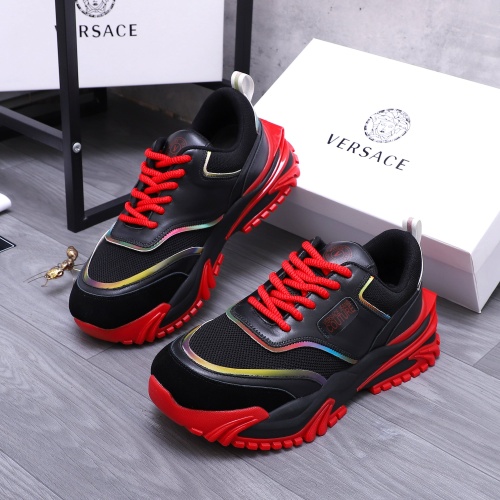 Wholesale Versace Casual Shoes For Men #1209391 $92.00 USD, Wholesale Quality Replica Versace Casual Shoes