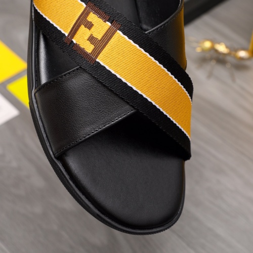 Replica Fendi Slippers For Men #1209403 $42.00 USD for Wholesale