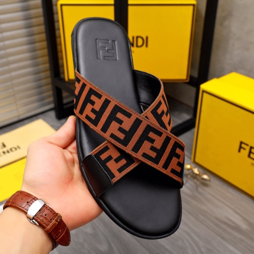 Replica Fendi Slippers For Men #1209412 $42.00 USD for Wholesale