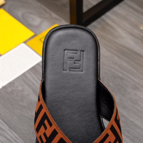 Replica Fendi Slippers For Men #1209412 $42.00 USD for Wholesale