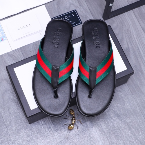 Replica Gucci Slippers For Men #1209422 $42.00 USD for Wholesale