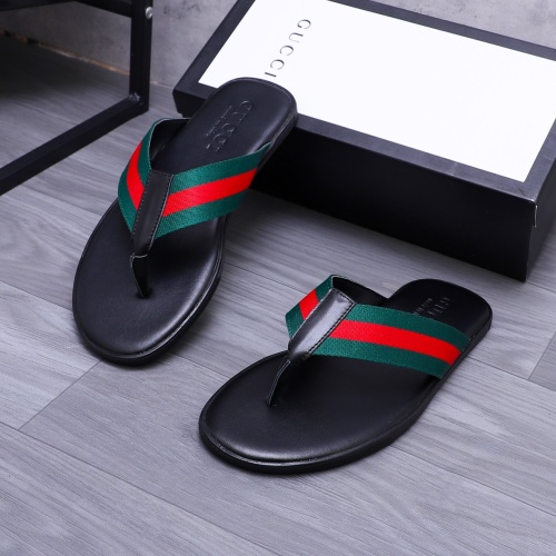 Replica Gucci Slippers For Men #1209422 $42.00 USD for Wholesale