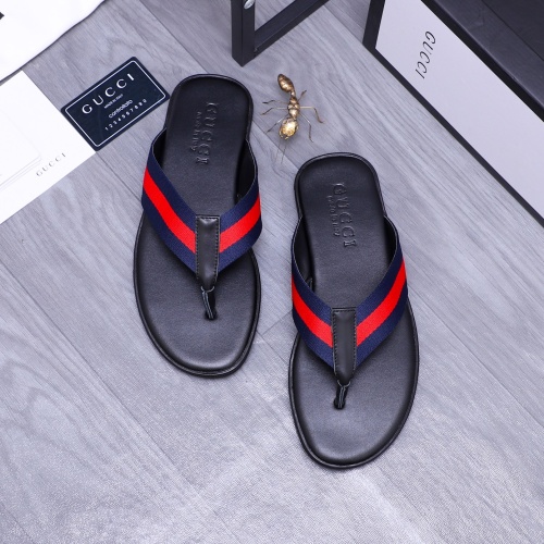 Wholesale Gucci Slippers For Men #1209423 $42.00 USD, Wholesale Quality Replica Gucci Slippers