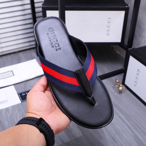 Replica Gucci Slippers For Men #1209423 $42.00 USD for Wholesale