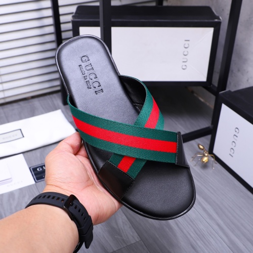 Replica Gucci Slippers For Men #1209424 $42.00 USD for Wholesale