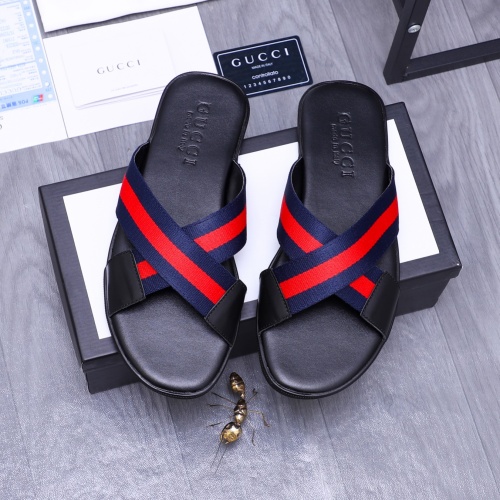 Replica Gucci Slippers For Men #1209425 $42.00 USD for Wholesale