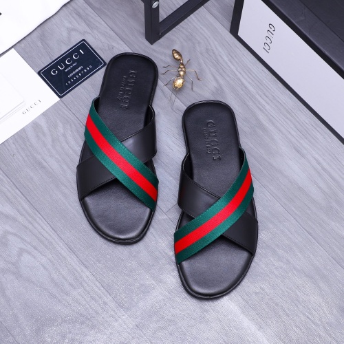 Wholesale Gucci Slippers For Men #1209426 $42.00 USD, Wholesale Quality Replica Gucci Slippers