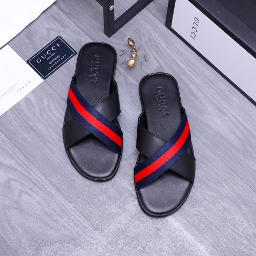 Wholesale Gucci Slippers For Men #1209428 $42.00 USD, Wholesale Quality Replica Gucci Slippers