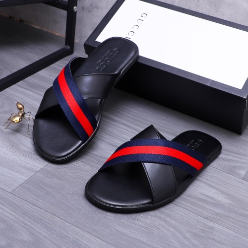 Replica Gucci Slippers For Men #1209428 $42.00 USD for Wholesale