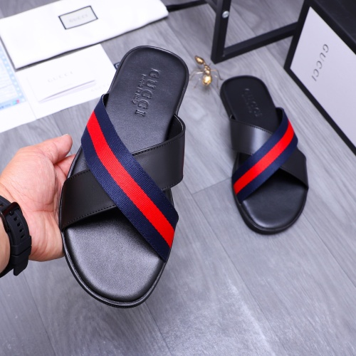 Replica Gucci Slippers For Men #1209428 $42.00 USD for Wholesale