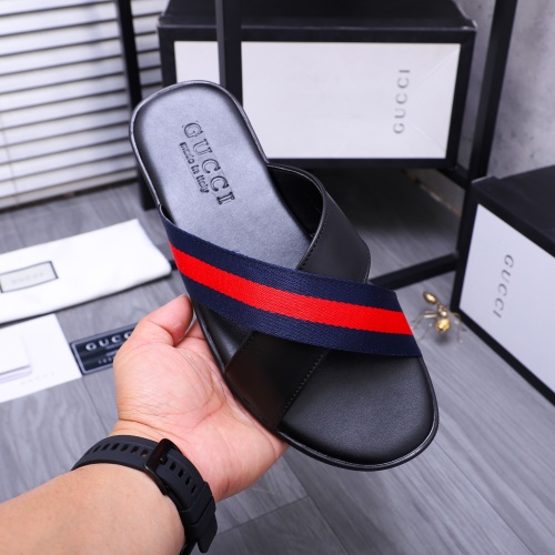 Replica Gucci Slippers For Men #1209428 $42.00 USD for Wholesale