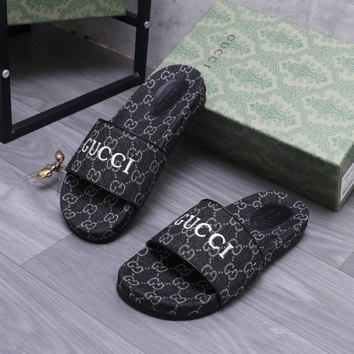 Replica Gucci Slippers For Men #1209429 $60.00 USD for Wholesale