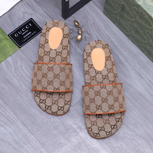 Wholesale Gucci Slippers For Men #1209431 $60.00 USD, Wholesale Quality Replica Gucci Slippers