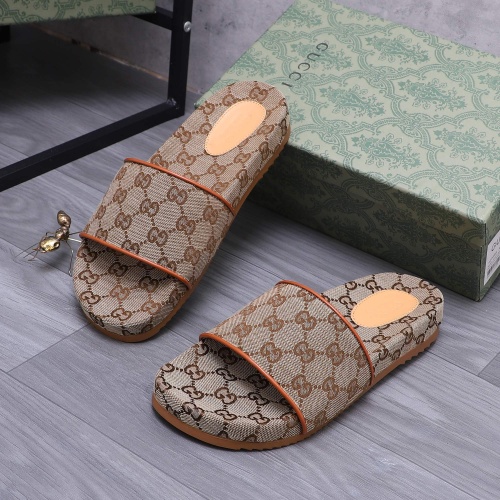 Replica Gucci Slippers For Men #1209431 $60.00 USD for Wholesale