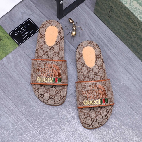 Wholesale Gucci Slippers For Men #1209435 $60.00 USD, Wholesale Quality Replica Gucci Slippers