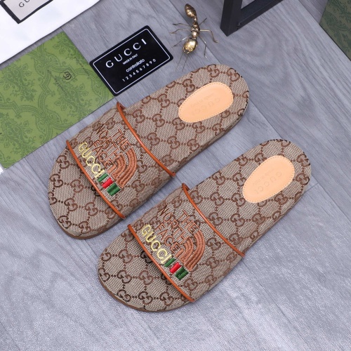 Replica Gucci Slippers For Men #1209435 $60.00 USD for Wholesale