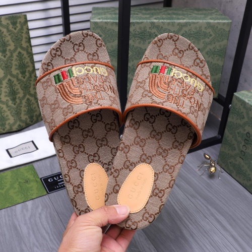 Replica Gucci Slippers For Men #1209435 $60.00 USD for Wholesale