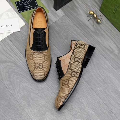 Replica Gucci Oxfords Shoes For Men #1209456 $82.00 USD for Wholesale