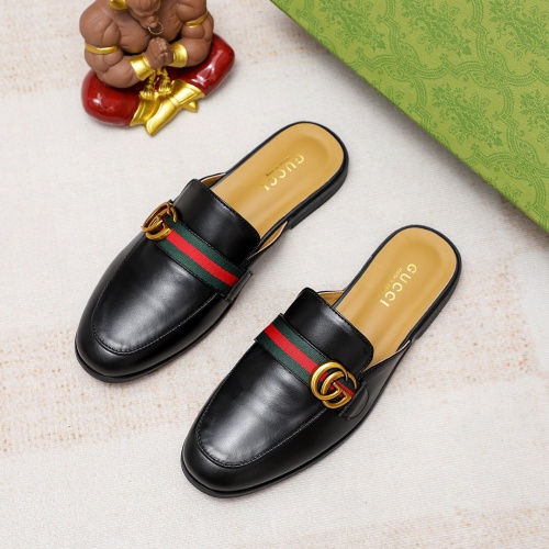 Wholesale Gucci Slippers For Men #1209470 $68.00 USD, Wholesale Quality Replica Gucci Slippers