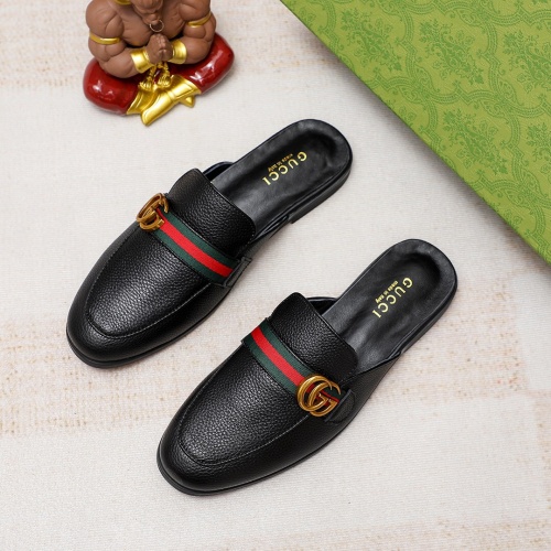 Wholesale Gucci Slippers For Men #1209471 $68.00 USD, Wholesale Quality Replica Gucci Slippers