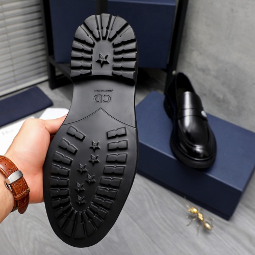 Replica Christian Dior Leather Shoes For Men #1209479 $96.00 USD for Wholesale