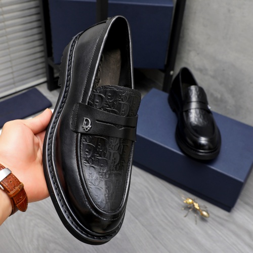 Replica Christian Dior Leather Shoes For Men #1209482 $96.00 USD for Wholesale