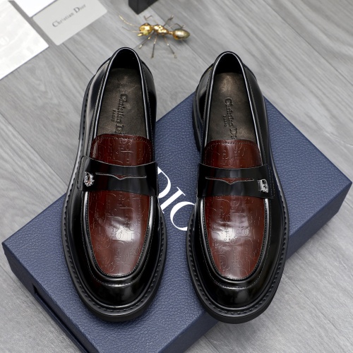 Wholesale Christian Dior Leather Shoes For Men #1209484 $96.00 USD, Wholesale Quality Replica Christian Dior Leather Shoes