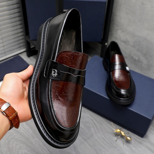 Replica Christian Dior Leather Shoes For Men #1209484 $96.00 USD for Wholesale